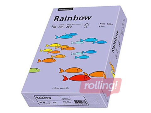 Papīrs Rainbow 60, A4, violets, 80g/m², 500 loksnes