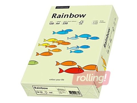 Papīrs Rainbow 72, A4, gaiši zaļš, 80g/m², 500 loksnes