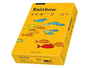 Papīrs Rainbow 24, A4, oranžs, 80g/m², 500 loksnes