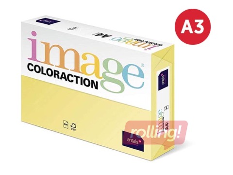 Papīrs Image Coloraction 55, A3, dzeltens, 80g/m², 500 loksnes
