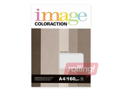 Papīrs Image Coloraction, A4, Iceland/Mid Grey, 160g/m², 50 loksnes