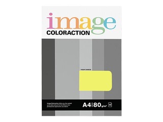 Papīrs Image Coloraction, A4, Florida/Lemon Yellow, 80g/m², 50 loksnes