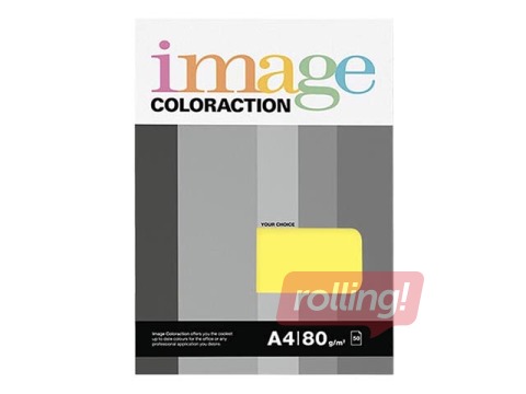 Papīrs Image Coloraction, A4, Desert/Pale Yellow, 80g/m², 50 loksnes