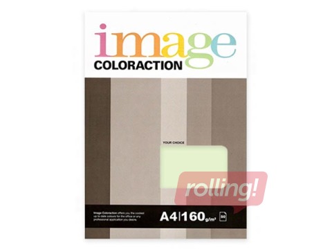 Papīrs Image Coloraction 61, A4, gaiši zaļš, 80g/m², 50 loksnes