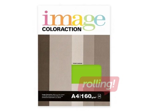 Papīrs Image Coloraction 66, A4, 80 g/m2, 50 loksnes, laima zaļš