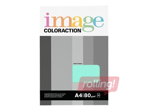 Papīrs Image Coloraction, A4, Bermuda/Azure Blue, 80g/m², 50 loksnes