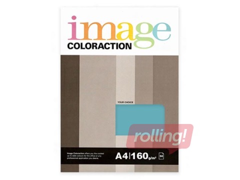 Papīrs Image Coloraction 77, A4, ūdens zils, 80g/m², 50 loksnes