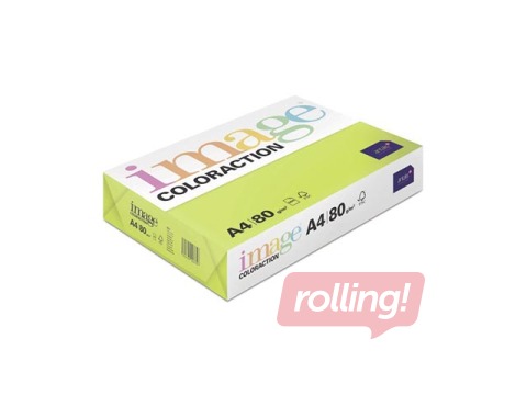 Papīrs Image Coloraction, A4, Rio/Neon Green, 80g/m², 500 loksnes