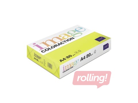 Papīrs Image Coloraction, A4, Ibiza/Neon Yellow, 80g/m², 500 loksnes