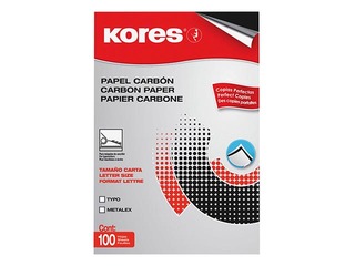 Koppapīrs Kores, A4, 100 loksnes, melns