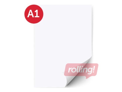 Kartons Happy Color, A1, balts, 25 loksnes