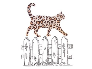 Kartona formu komplekts Happy Color, Pets, 10x6cm, 5 gab.