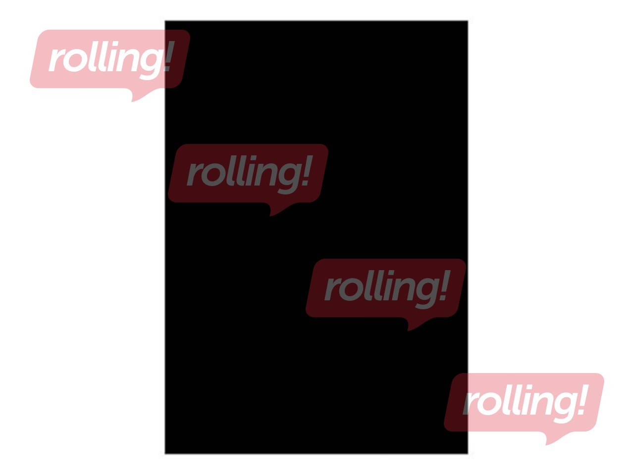 Kartons Rainbow divpusējs, A3, melns, 230g/m², 25 loksnes