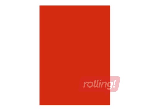 Kartons Rainbow divpusējs, A4, sarkans, 230g/m², 25 loksnes