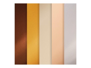 Kartons ar spīdumu, vienpusējs, A4, dažādas krāsas, 15 loksnes