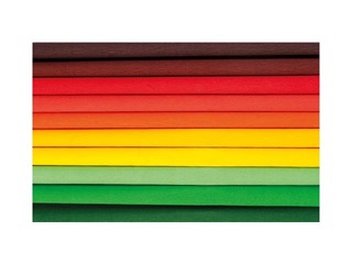 Kreppapīrs Happy Color Autumn, 25x200cm, dažādās krāsās, 10 ruļļi