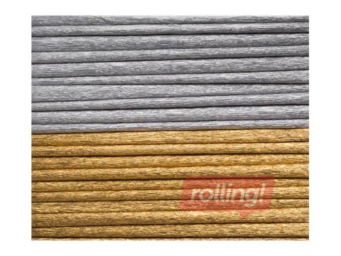 Kreppapīrs Happy Color, zelta un sudraba, 10 ruļļi, 25x200cm