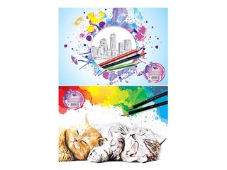 Zīmēšanas albums, A4,90 g/m2, 30 loksnes