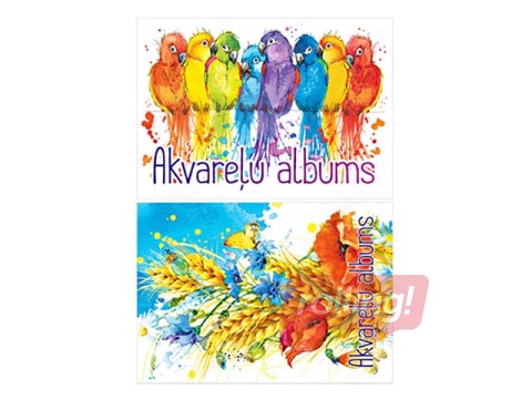 Akvareļu albums, A3, 210 g/m2, 15 loksnes