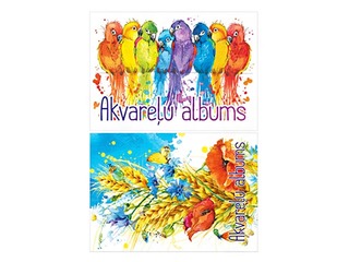 Akvareļu albums, A3, 210 g/m2, 15 loksnes