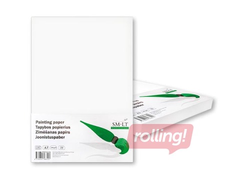 Zīmēšanas papīrs SM·LT,  A3, 190 g/m2, 100 loksnes