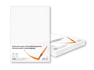 Akvareļu papīrs SM·LT,  A3, 200 g/m2, 100 loksnes
