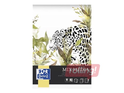 Zīmēšanas albums Oxford, A3, 225g/m², 25 loksnes