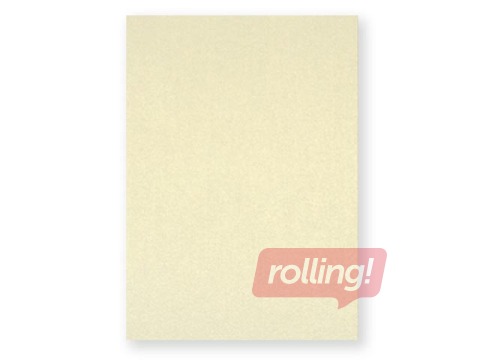 Papīrs Curious Metallics 60, A4, baltais zelts, 120g/m², 50 loksnes