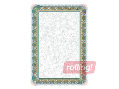 Dizaina papīrs Srebro, A4, 170g/m², 25 loksnes