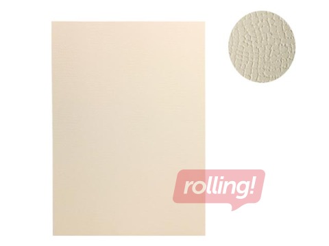 Dizaina papīrs Borneo, krēma, A4, 220g/m², 20 loksnes