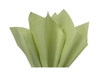 Zīdpapīrs dekoratīvais Vert olive 41, 18 g/m2, 50 x 75 cm, 24 loksnes
