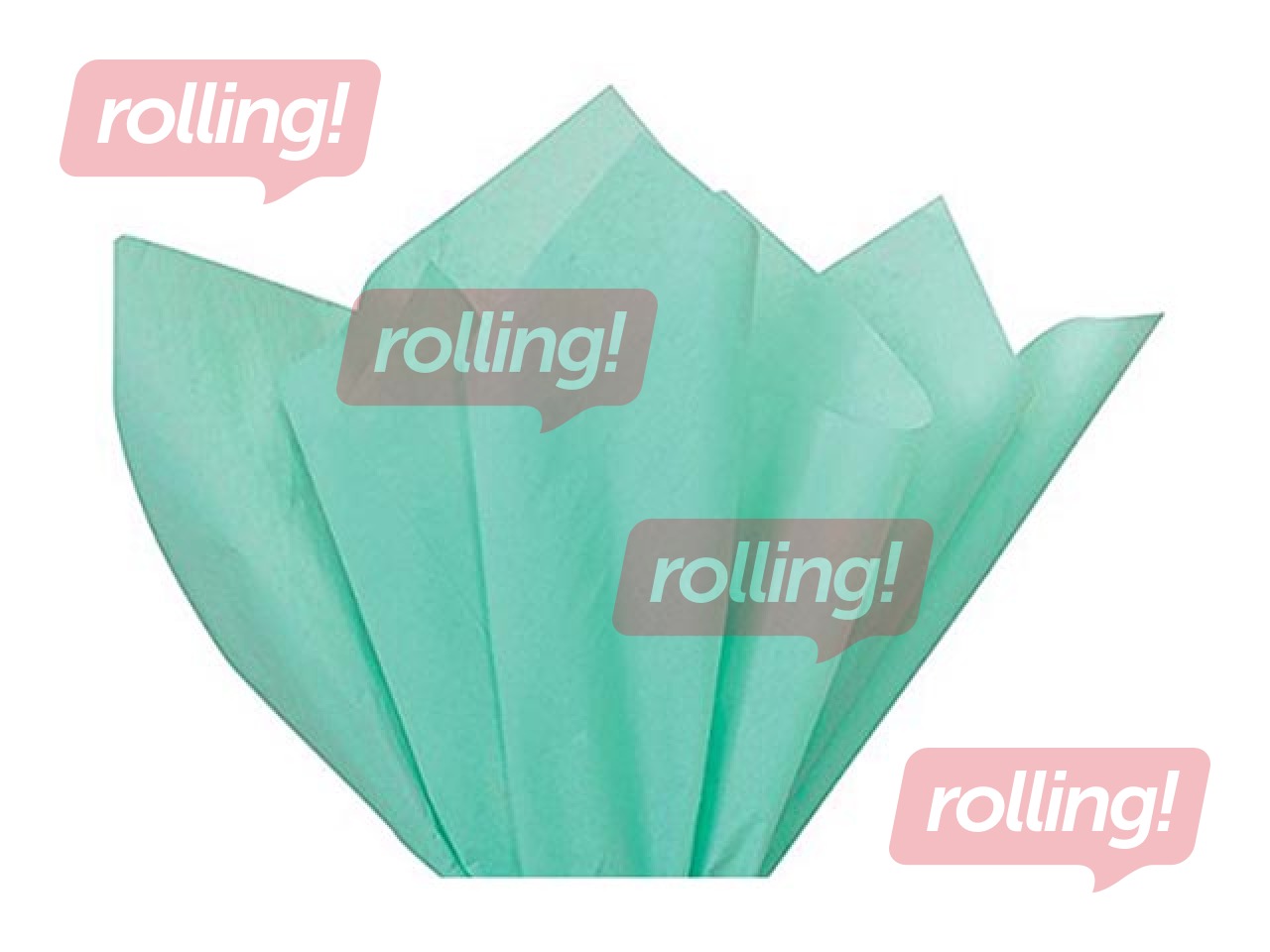 Zīdpapīrs dekoratīvais Vert d'Eau 73, 18g/m², 50x75cm, 24 loksnes