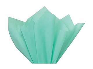 Zīdpapīrs dekoratīvais Vert d'Eau 73, 18g/m², 50x75cm, 24 loksnes