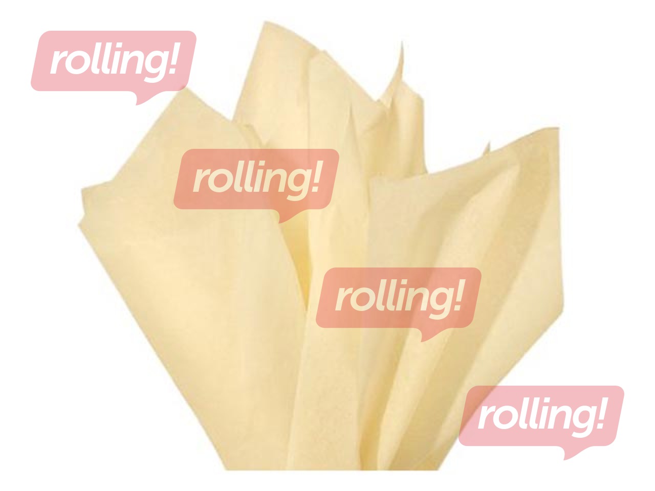 Zīdpapīrs dekoratīvais Vanille 126, 18g/m², 50x75cm, 24 loksnes