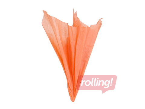 Zīdpapīrs dekoratīvais, oranžs, 15g/m², 50x65cm, 10 loksnes