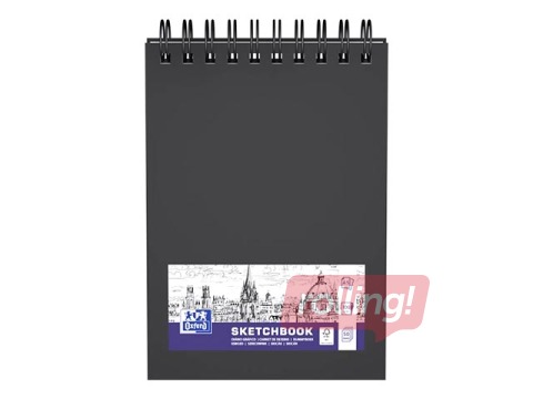 Skiču bloks ar spirāli Oxford, A5, 100g/m², 50 loksnes