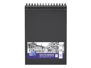 Skiču bloks ar spirāli Oxford, A4, 100g/m², 50 loksnes