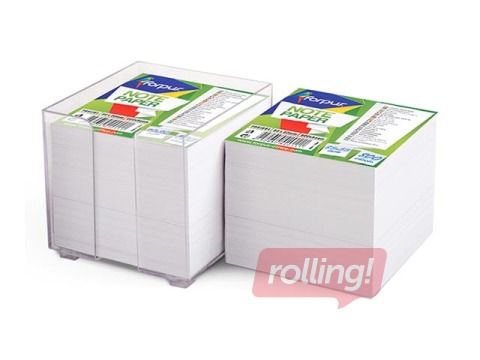 Piezīmju papīrs papildināšanai, balts, 8.5x8.5cm, 800 lapas