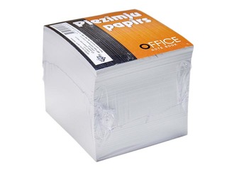 Piezīmju papīrs papildināšanai 8.5x8.5 cm, 800 lapas, balts, nesalīmēts