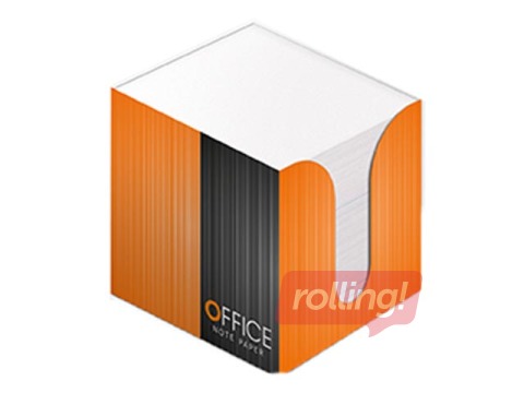 Piezīmju papīrs OFFICE kastītē, 8.5x8.5 cm, 800 lapas, balts