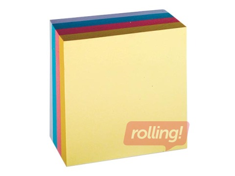 Līmlapiņu kubs Concorde, dažādas krāsas, 76x76mm, 4x100 lapiņas