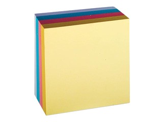Līmlapiņu kubs Concorde, dažādas krāsas, 76x76mm, 4x100 lapiņas