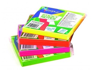 Līmlapiņas Forpus, spilgti zaļas, 75x75mm, 80 lapiņas