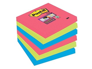 Līmlapiņas Post-It Super Sticky Bora Bora  76x76mm, 6x90l. + AKCIJA! Pērc līmlapiņas un saņem dāvanu!