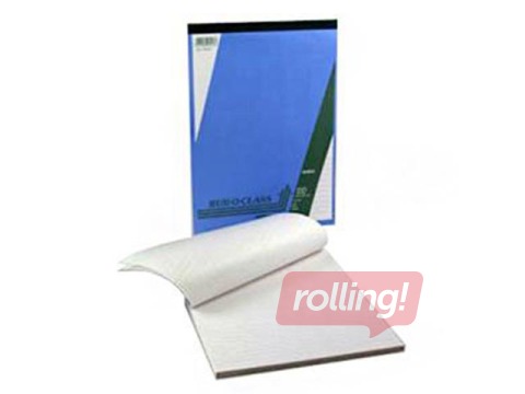 Piezīmju bloknots Aurora, papīra vāks, A4, rūtiņu, 100 lapas