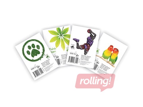 Piezīmju bloknots SM-LT, A7, rūtiņu, 50 lapas