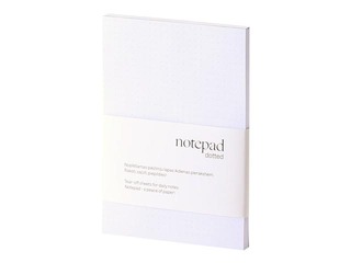 Piezīmju bloks Balts, A5, punktotas lapas