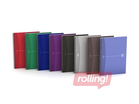 Klade ar spirāli Oxford Essentials, A4 formāts, 90 rūtiņu lapas