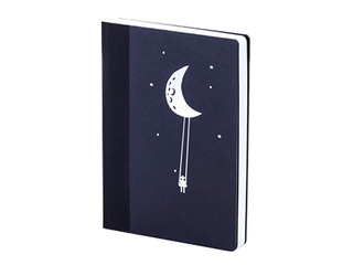 Piezīmju grāmata Natural, 140x 200 mm, Moon