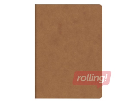 Klade FACT!plus, A5, rūtiņu, brūna, 48 lapas